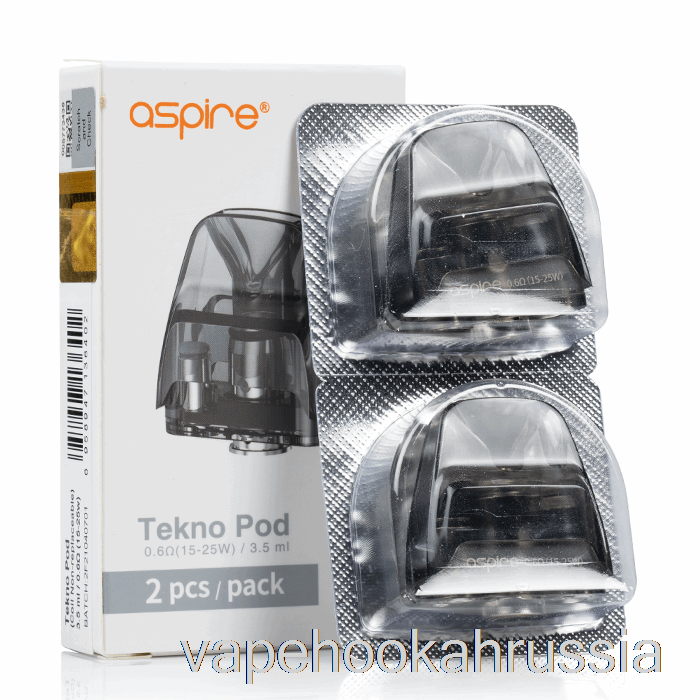 Запасные капсулы для вейп-сока Aspire Tekno [несменная катушка] Капсулы Tekno 3,5 мл — 0,6 Ом
